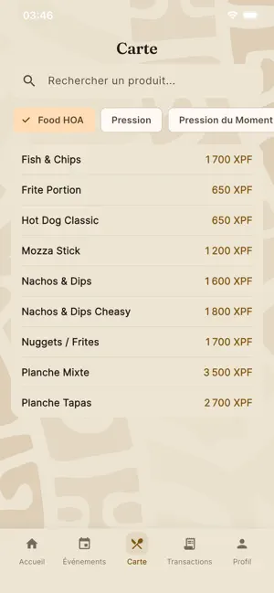 Brasserie Hoa iPhone screenshot 4