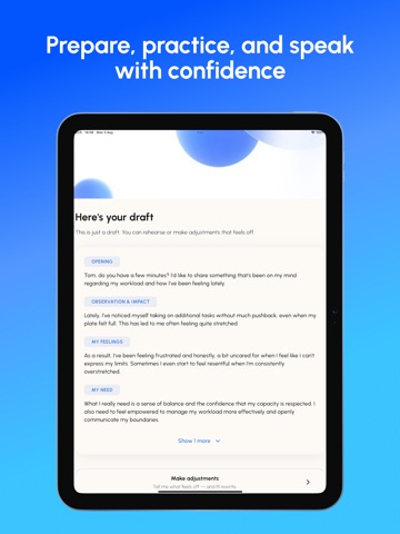 Aura: AI Wellness Companion iPad screenshot