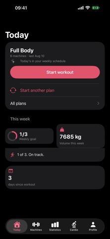 Grit – Gym Tracker Screenshot 1 of 6