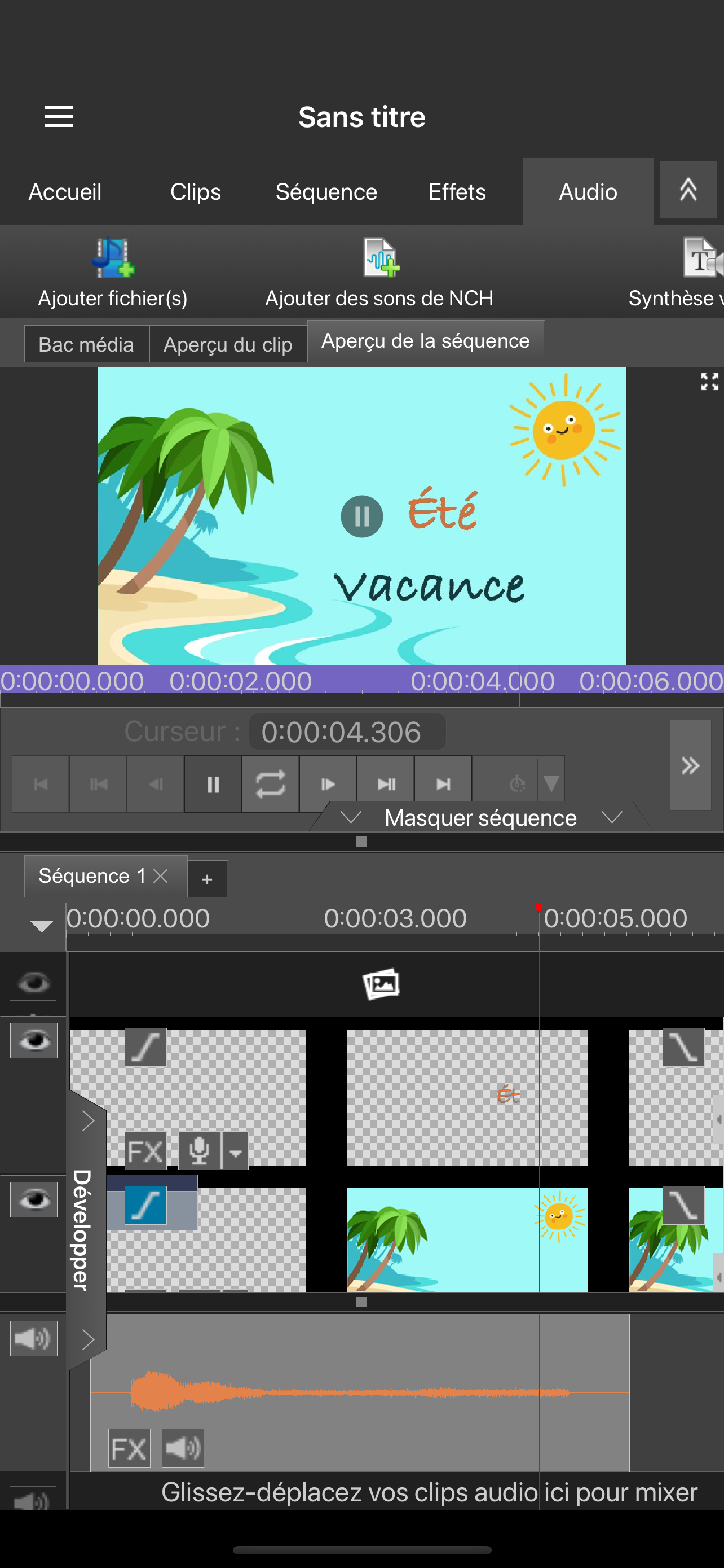 VideoPad-Professionnel screenshot 4