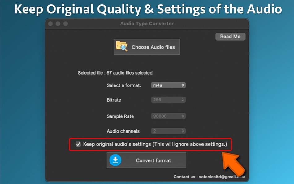 #7. Audio Type Converter (macOS) Podle: Nikhil Anshuman