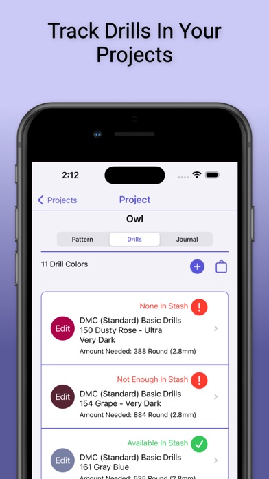 Drillalog: Diamond Painting iPhone screenshot 7 - Lifestyle app