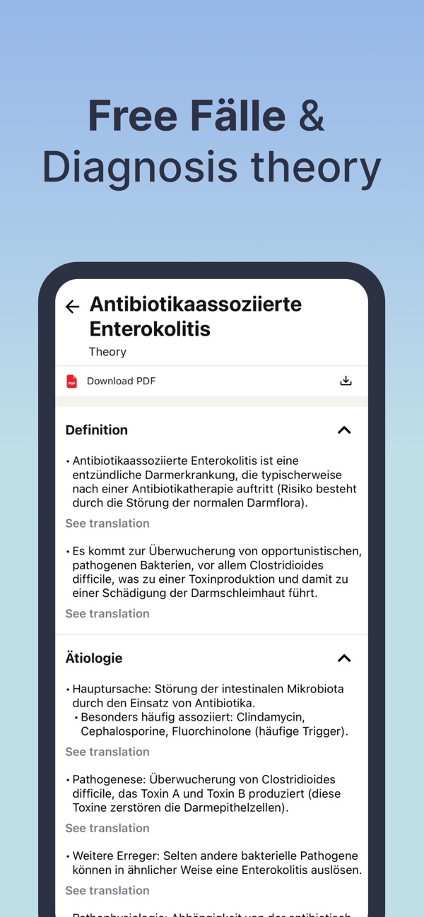 Medical German Language screenshot 4