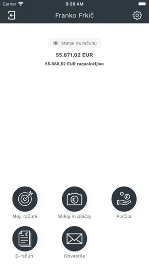 Mobilna banka m@HIP screenshot 2