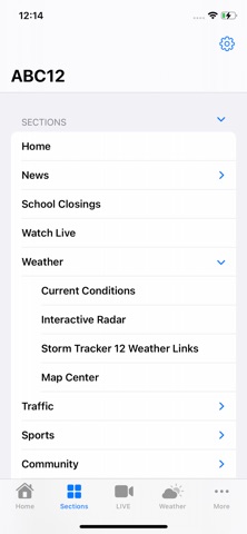 ABC12 News - WJRT iPhone screenshot