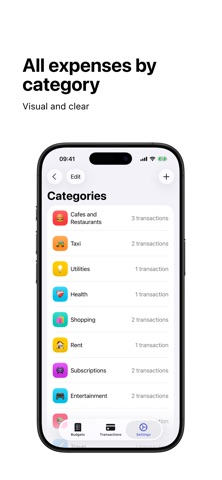 Cointrol: Budget and Expenses iPhone screenshot