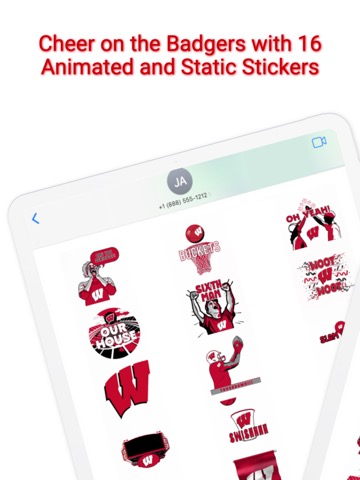 Wisconsin Badgers '24 Stickersのおすすめ画像2