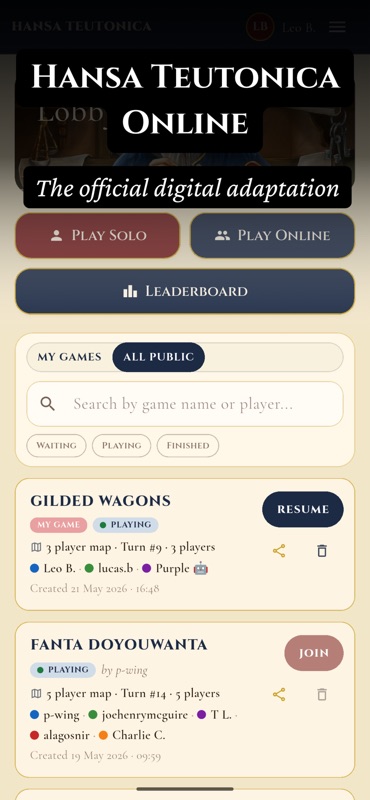 Hansa Teutonica Online screenshot 1