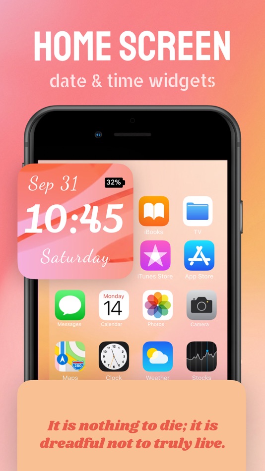 #3. Lockscreen & Homescreen Widget (iOS) Ved: App Toro
