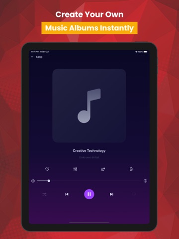 Pi Music Player iPad screenshot