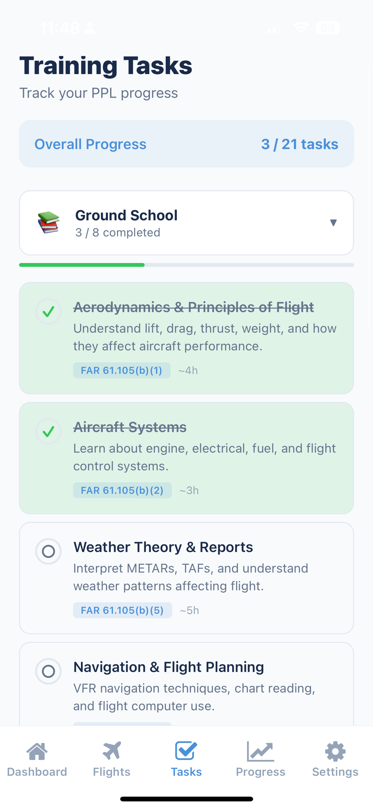 SkyLaunch: Flight Training App