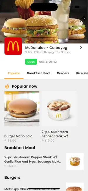 Nom Nom Delivery iPhone screenshot 2