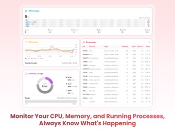 SwiftServer - Monitoring & SSH ipad screenshot 4