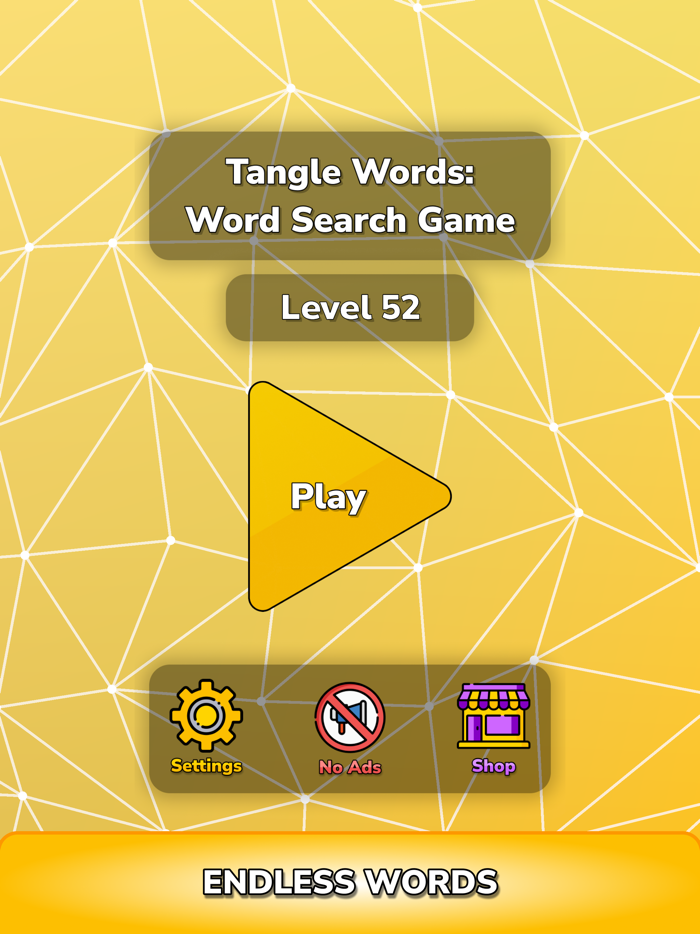 Tangle Words Word Search Game