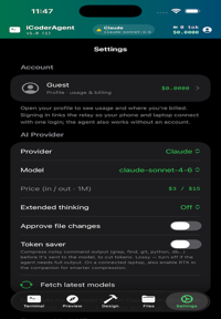 iCoderAgent: AI Code Assistant screenshot