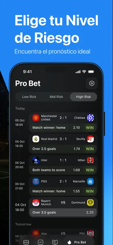 Fútbol: Pronósticos y Apuestas screenshot 3 of 7