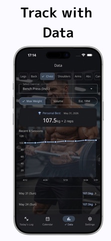 PowerNote - Workout Tracker Screenshot 4 of 4