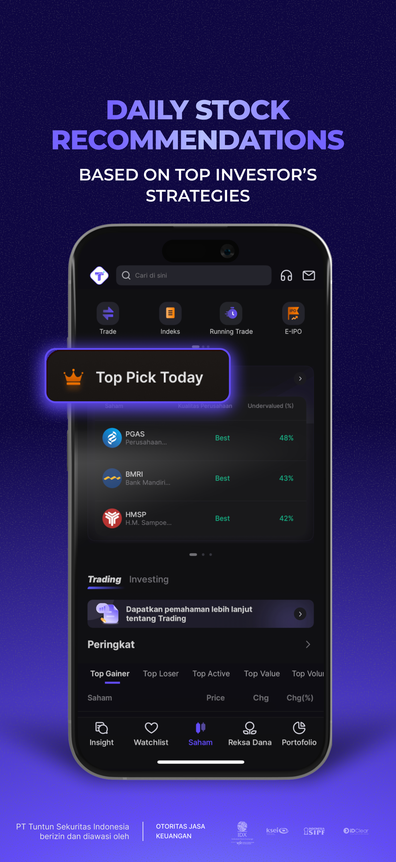 Tuntun: Beli Saham & Reksadana screenshot 3
