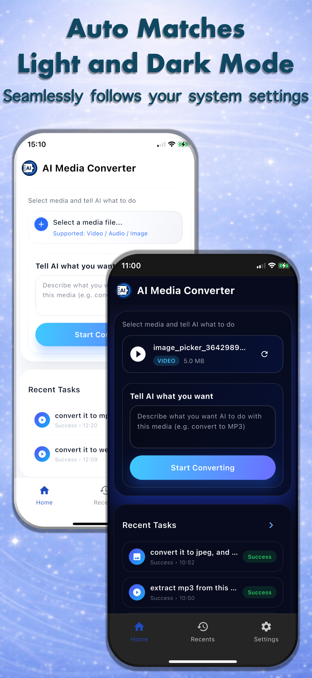 AI Media Converter: MP4 to MP3