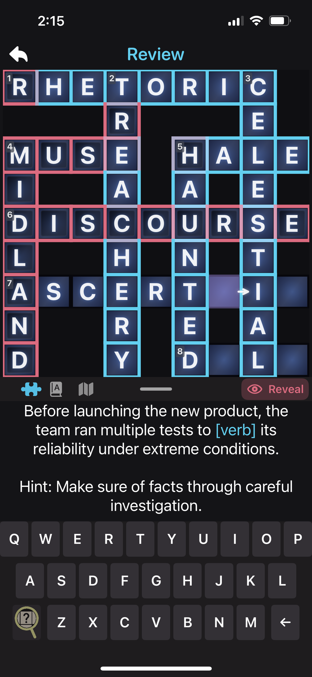 Lexi: Vocabulary Crosswords