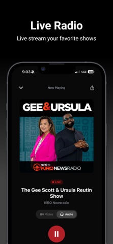 KIRO Newsradio 97.3 FM iPhone screenshot
