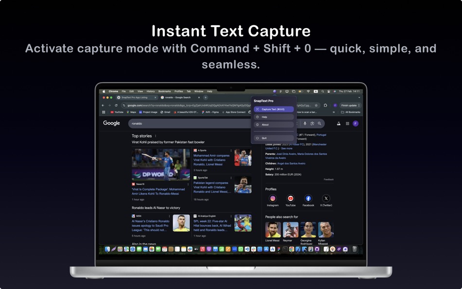 #2. SnapText Pro — OCR, Copy&Paste (macOS) Podle: Muhammad Farhan Akram