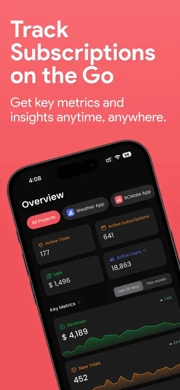 RCMate: Subscription Dashboard screenshot 1 of 7