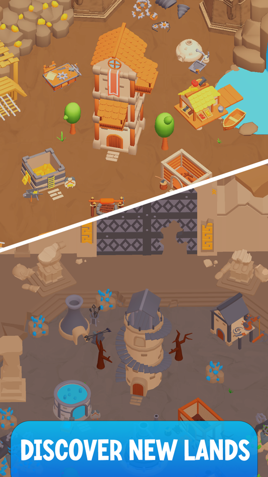 #3. Dwarf Kingdom - Idle Survival (iOS) 来自: Paper Pigeon