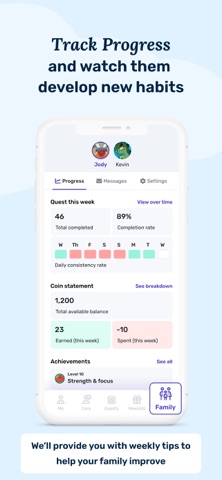 Joon: Kids ADHD Chore Tracker iPhone screenshot