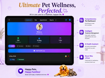 PetHospital: Health Tracker iPad screenshot
