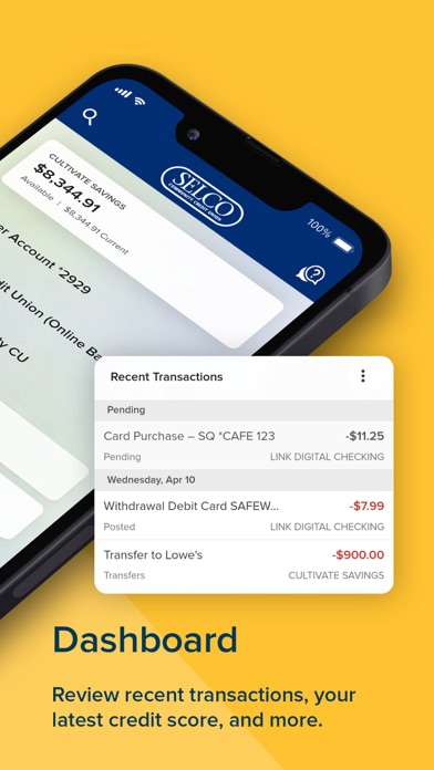 SELCO Community Credit Union Screenshot