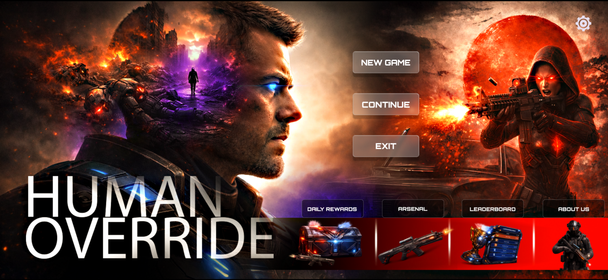 Human Override AR Shooter Game