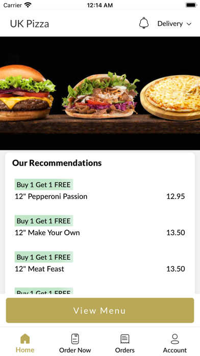 UK Pizza Spalding Screenshot