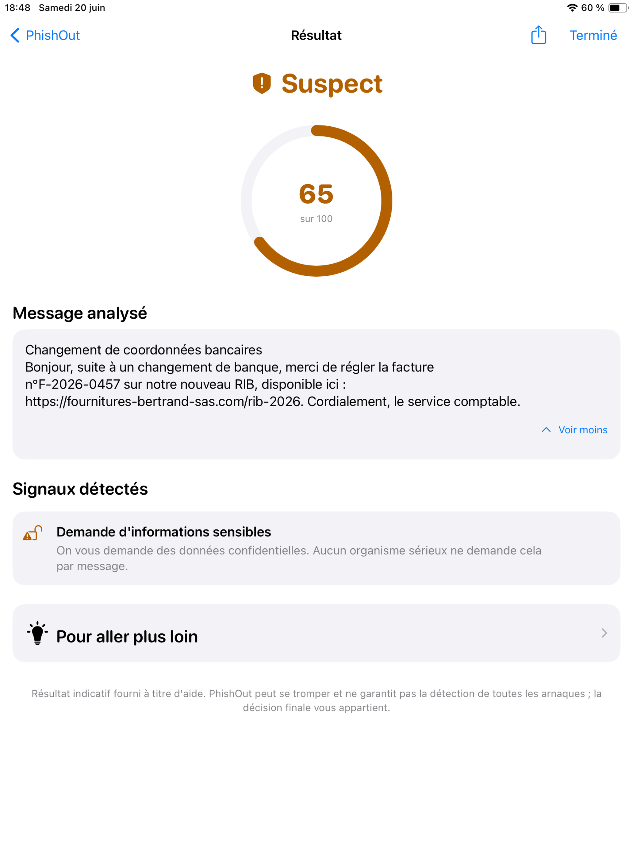 PhishOut screenshot 8