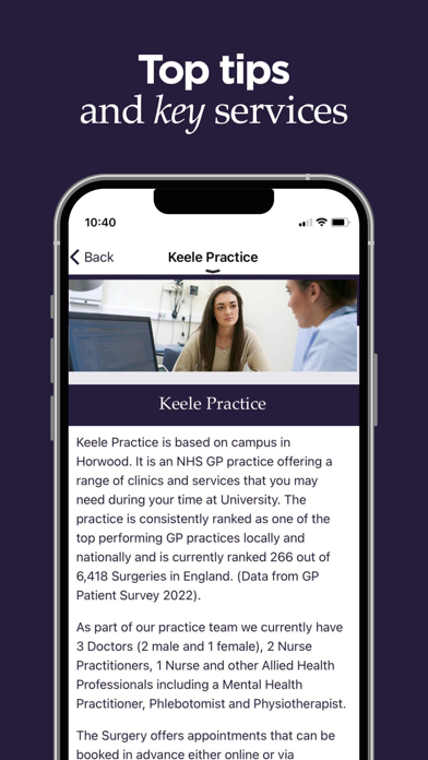 Screenshot #2 pour Keele University