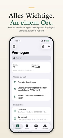 Erbtresor – Nachlassordner screenshot 1