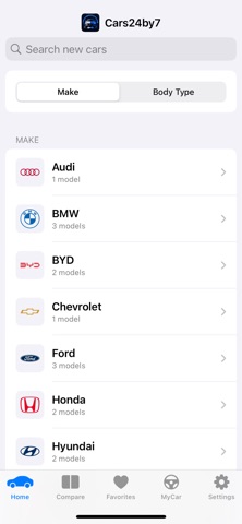 Cars24By7 Garage screenshot