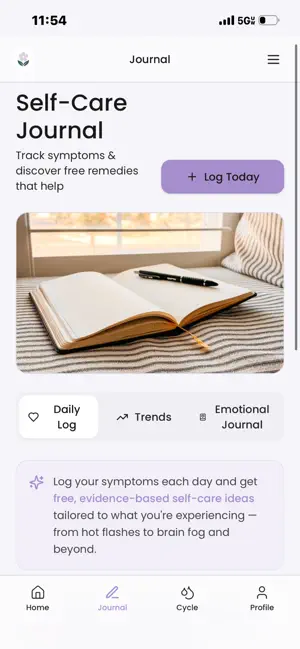 The Women's Healing App screenshot 2