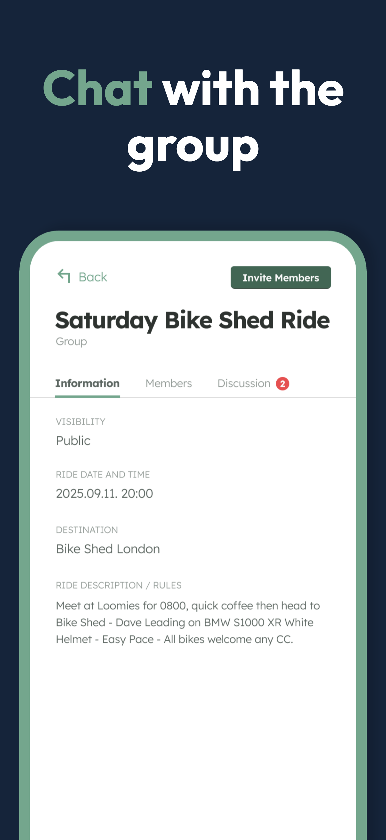 Ride Tether screenshot 5