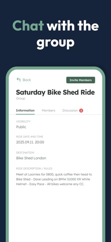Ride Tether screenshot