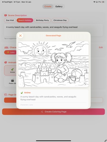 Kids Coloring Pages: MagiColor iPad screenshot