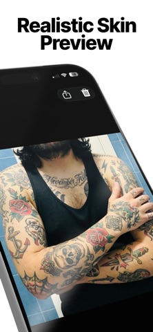 Inkigo - AI Tattoo Try-On screenshot