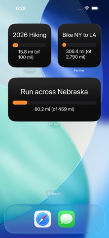 Farther: Workout Goal Tracker Screenshot 2 of 7
