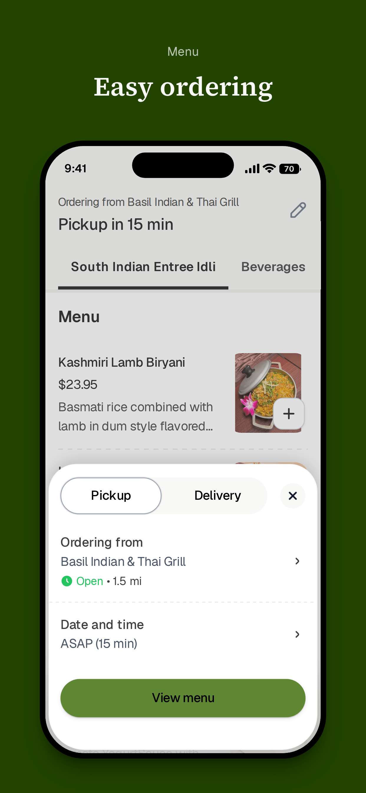 Basil Indian & Thai Grill screenshot 3