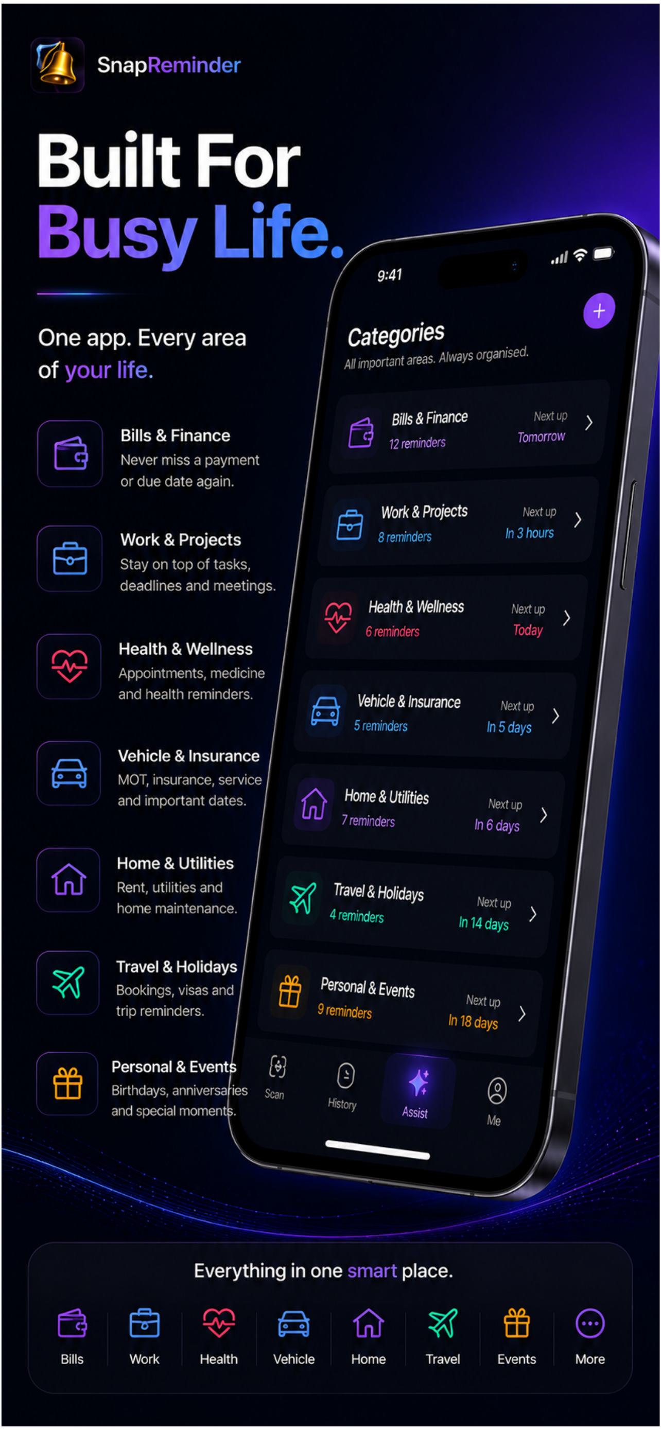SnapReminder: AI Voice & Scan