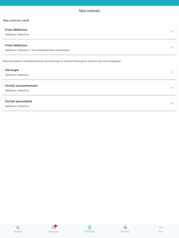 PRO BTP Santé iPad screenshot