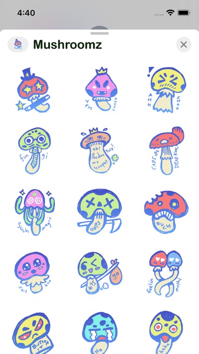 Screenshot #2 pour Mushroomz Sticker Pack