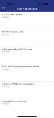 Thetford Academy iPhone screenshot