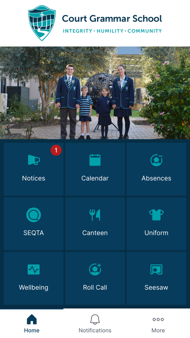 Court Grammar School App screenshot
