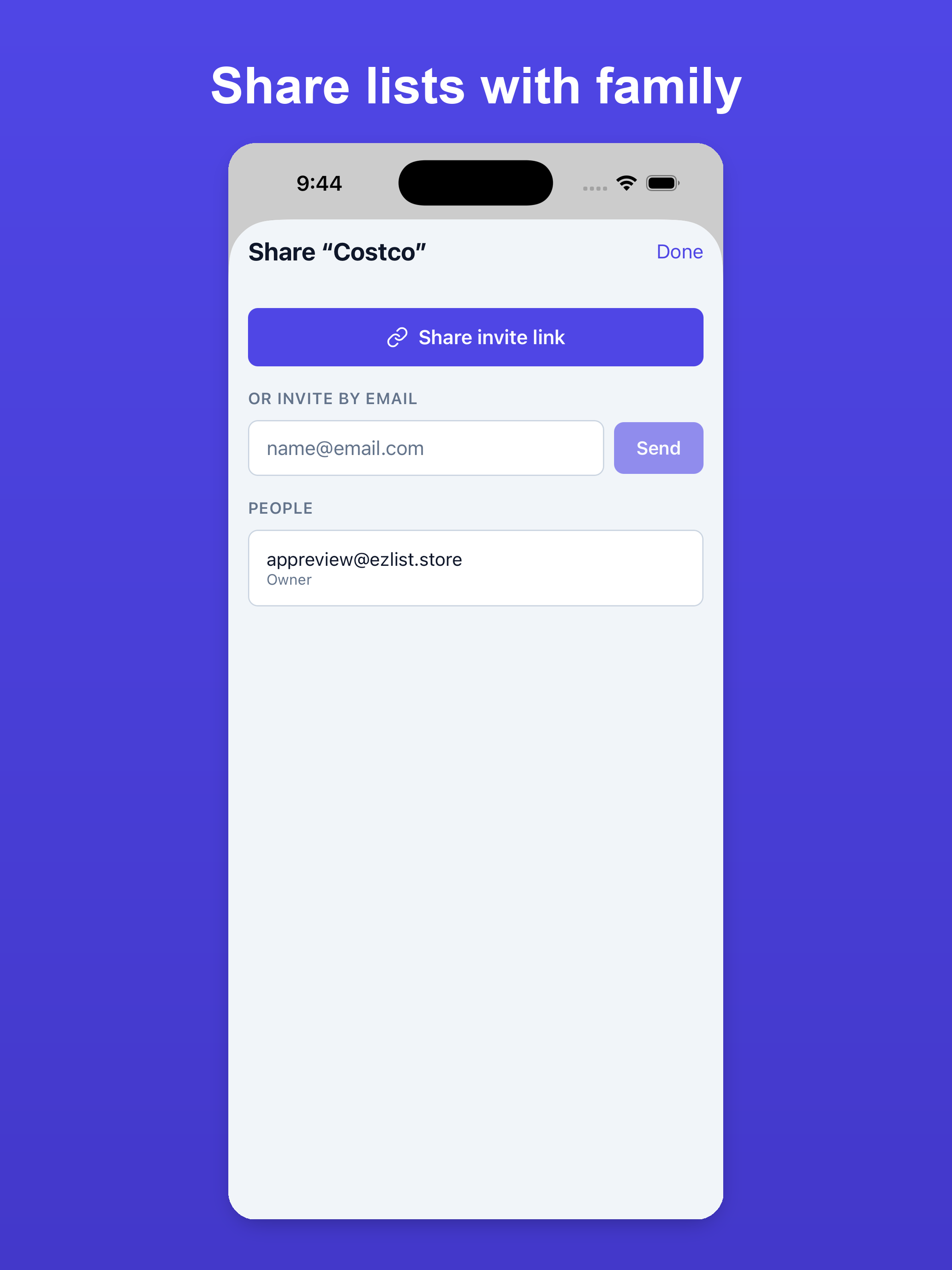 EZlist - Shopping List screenshot 10